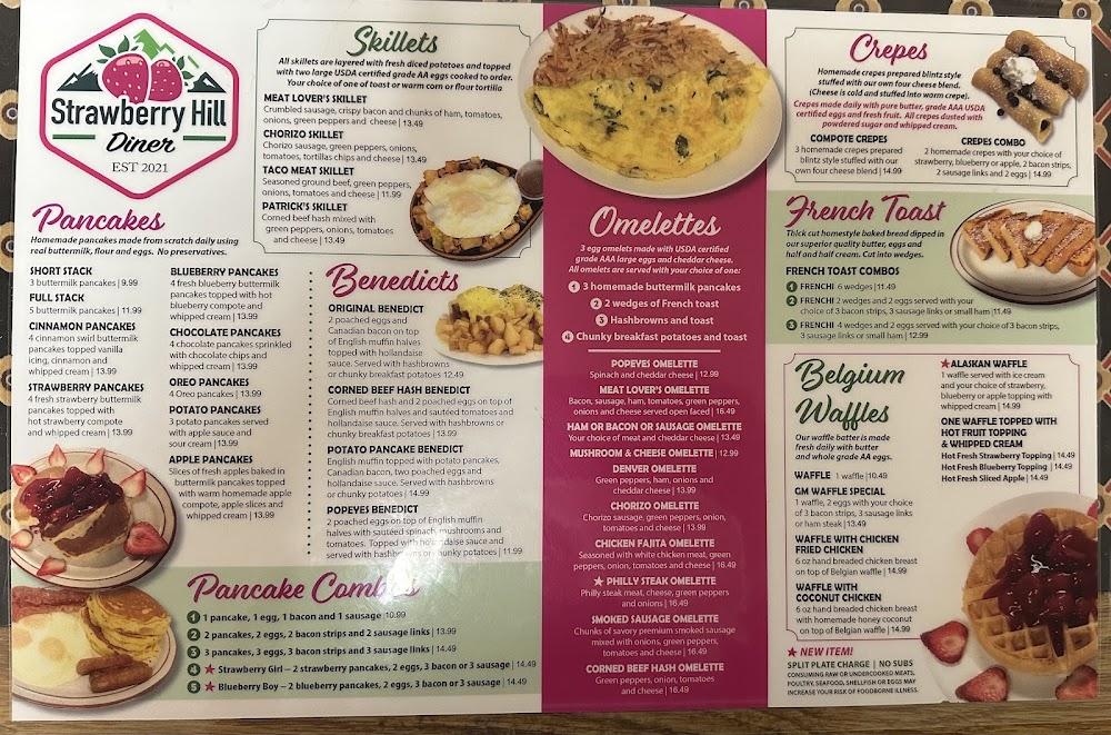 Strawberry Hill Diner Menu image 3